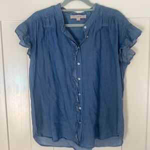 Short sleeve blouse, Loft. Size SP